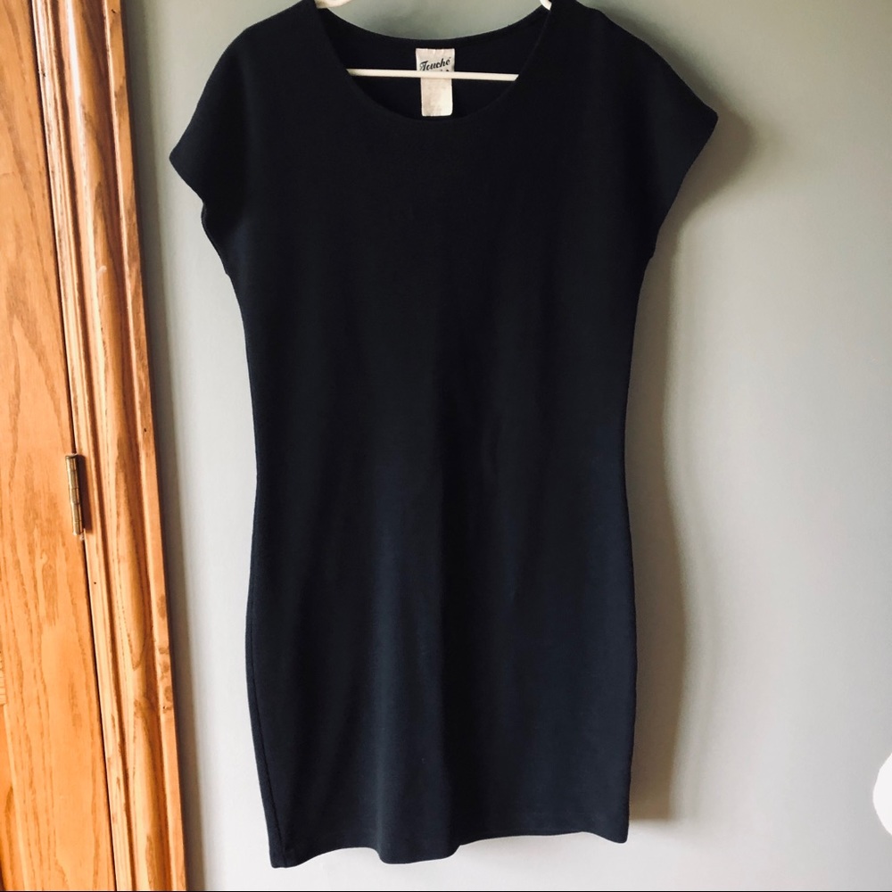 Vintage Touché knit midi dress